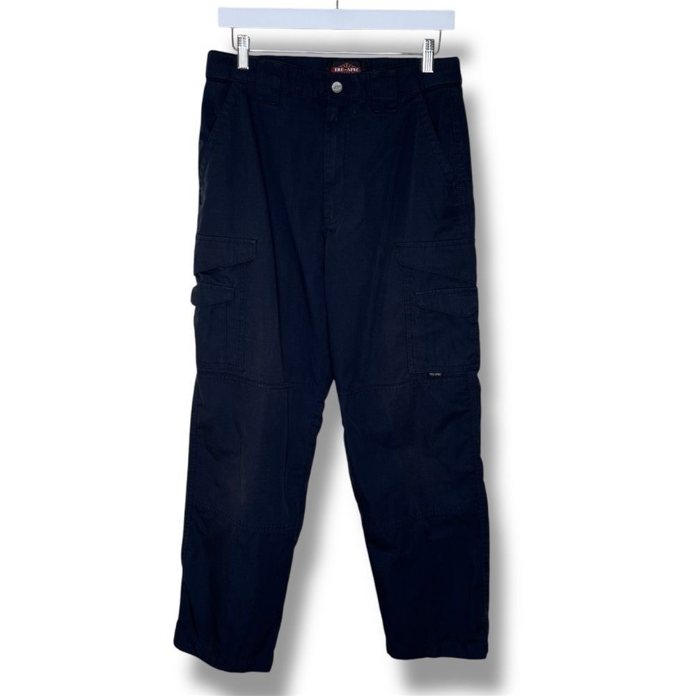 Tru Spec Dark Navy Ripstop Tactical Cargo Utility Pants Men Size 32/30 Uniform